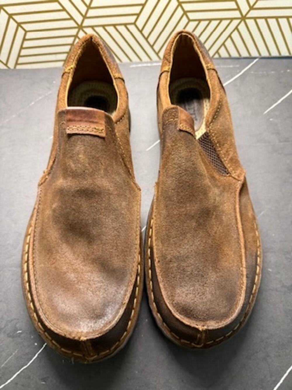 Born Men's Sawyer Handcrafted Leather Slip-on Shoes | Size 13 Wide